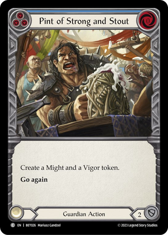 Pint of Strong and Stout [BET026] (Heavy Hitters Betsy Blitz Deck) | Good Games Adelaide SA