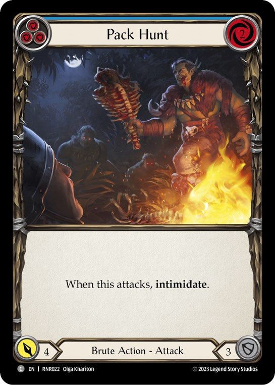 Pack Hunt (Blue) [RNR022] (Rhinar Hero Deck) | Good Games Adelaide SA