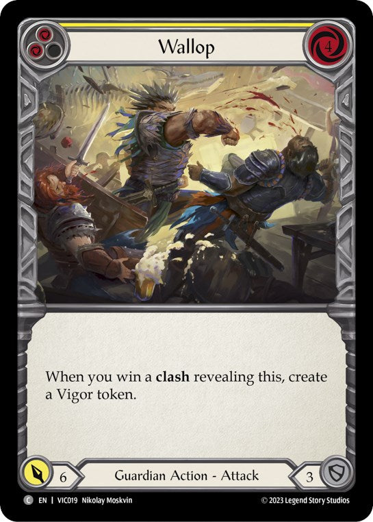 Wallop (Yellow) [VIC019] (Heavy Hitters Victor Blitz Deck) | Good Games Adelaide SA