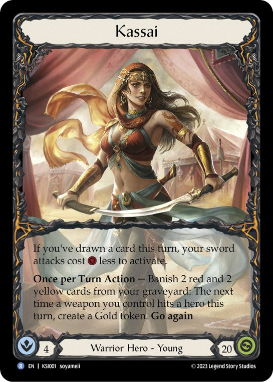 Kassai [KSI001] (Heavy Hitters Kassai Blitz Deck)  Rainbow Foil | Good Games Adelaide SA