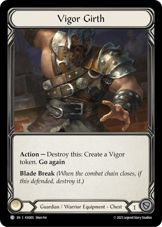Vigor Girth [KSI005] (Heavy Hitters Kassai Blitz Deck) | Good Games Adelaide SA