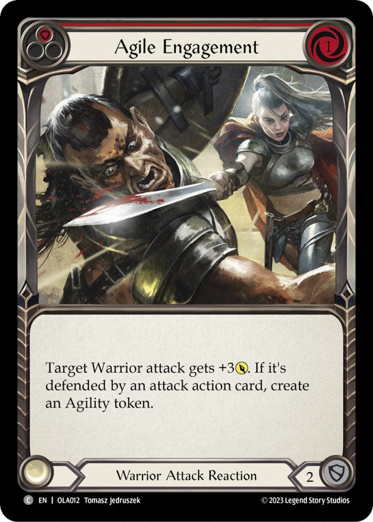 Agile Engagement (Red) [OLA012] (Heavy Hitters Olympia Blitz Deck) | Good Games Adelaide SA