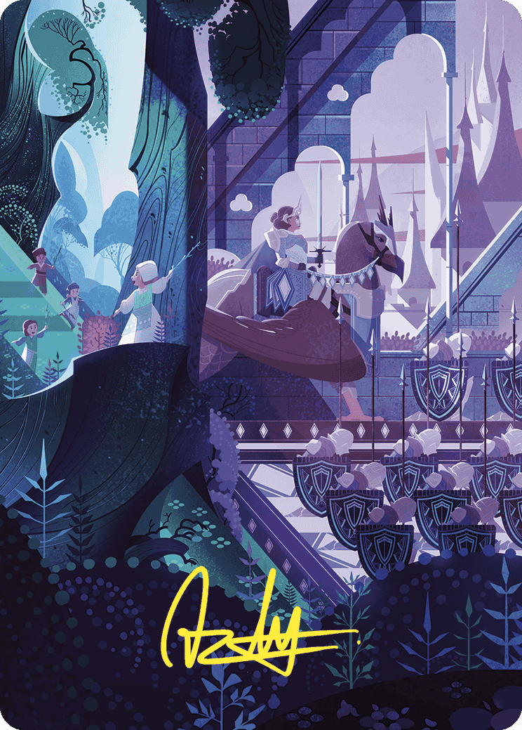 As Foretold Art Card (Gold-Stamped Signature) [Wilds of Eldraine Art Series] | Good Games Adelaide SA