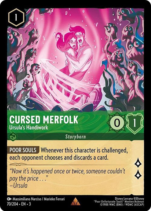 Cursed Merfolk - Ursula's Handiwork (70/204) [Into the Inklands] | Good Games Adelaide SA