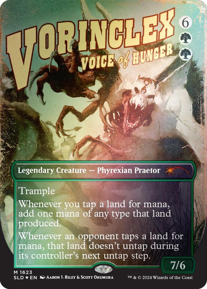Vorinclex Voice of Hunger Rainbow Foil 1623 (Secret Lair Drop Series)  - Foil | Good Games Adelaide SA