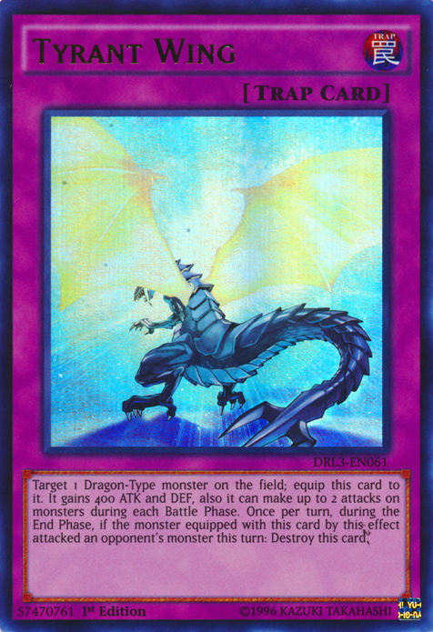 Tyrant Wing [DRL3-EN061] Ultra Rare | Good Games Adelaide SA