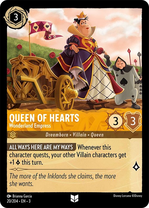 Queen of Hearts - Wonderland Empress (20/204) [Into the Inklands] | Good Games Adelaide SA