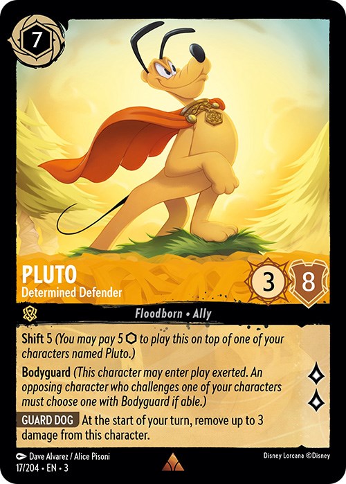 Pluto - Determined Defender (17/204) [Into the Inklands] | Good Games Adelaide SA