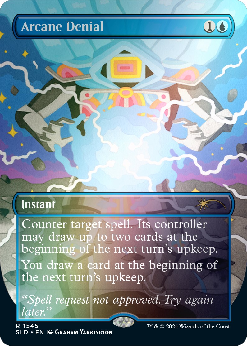 Arcane Denial (Rainbow Foil) [Secret Lair Drop Series] | Good Games Adelaide SA