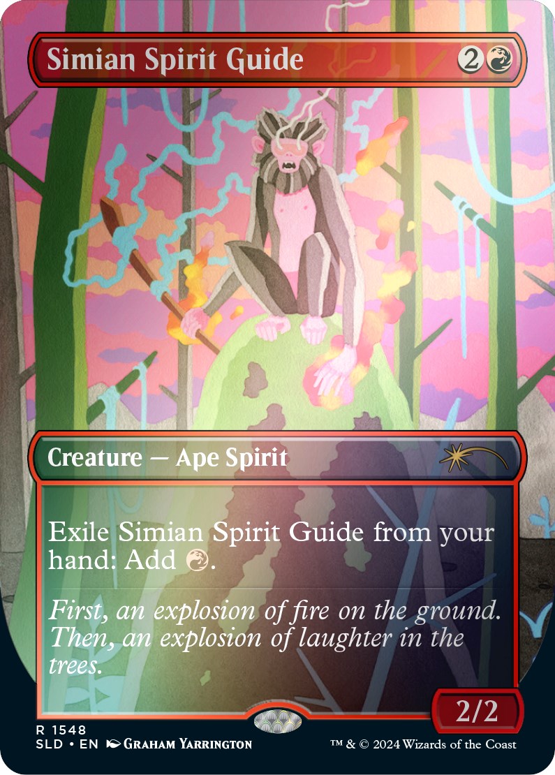 Simian Spirit Guide (Rainbow Foil) [Secret Lair Drop Series] | Good Games Adelaide SA