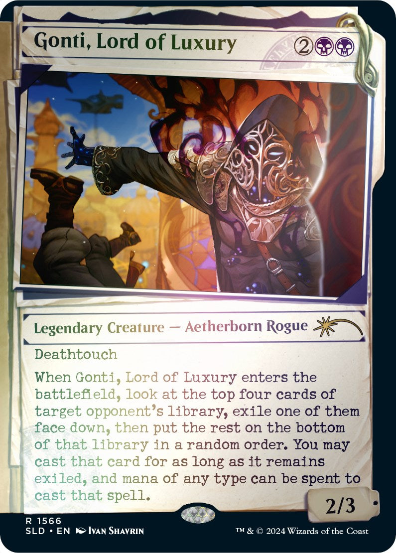 Gonti, Lord of Luxury (Rainbow Foil) [Secret Lair Drop Series] | Good Games Adelaide SA