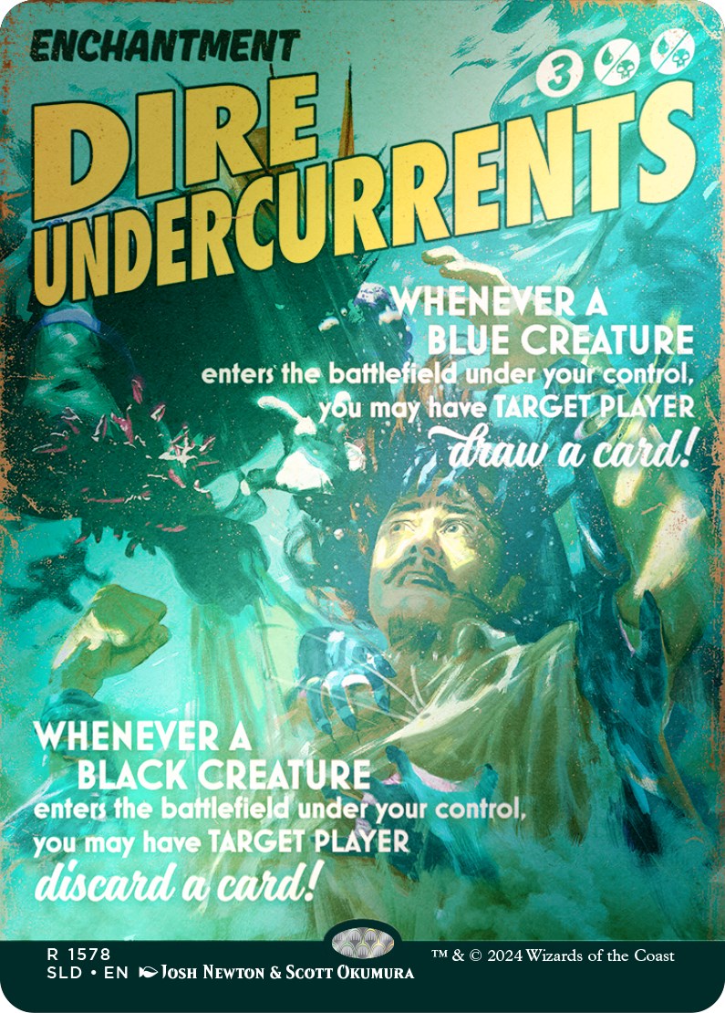 Dire Undercurrents (Rainbow Foil) [Secret Lair Drop Series] | Good Games Adelaide SA
