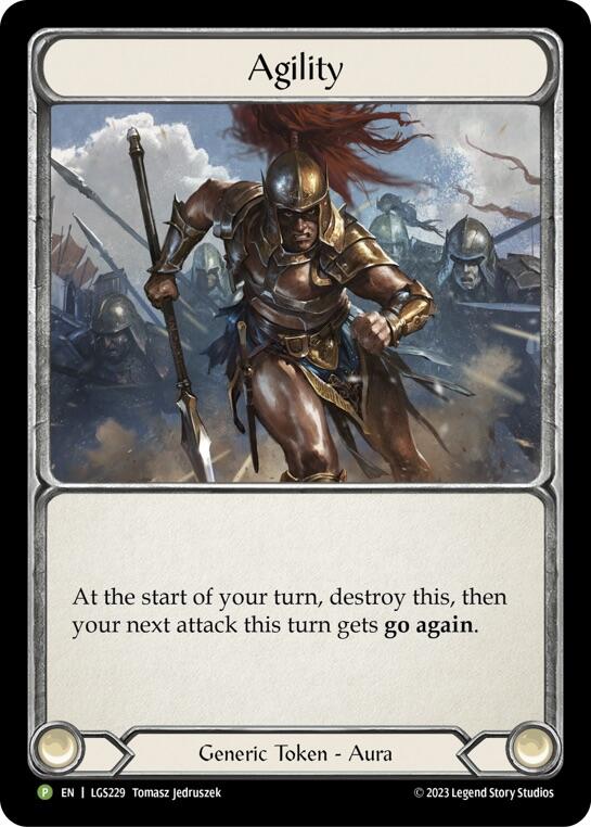 Agility // Gold [LGS229] (Promo)  Rainbow Foil | Good Games Adelaide SA