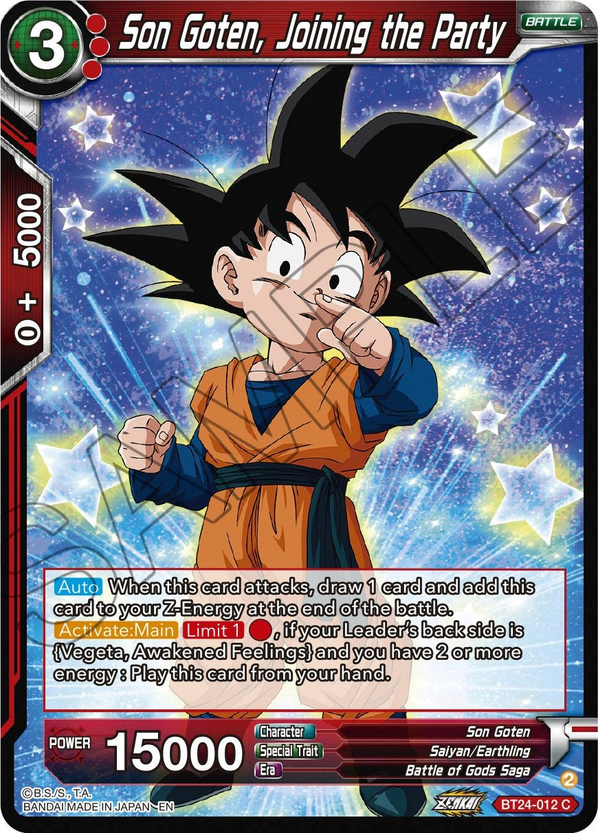 Son Goten, Joining the Party (BT24-012) [Beyond Generations] | Good Games Adelaide SA