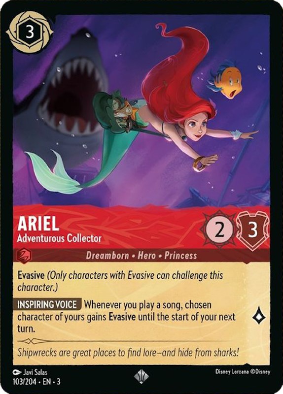 Ariel - Adventurous Collector (103/204) [Into the Inklands] | Good Games Adelaide SA