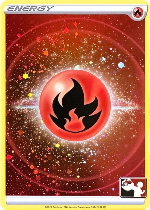 Fire Energy (Cosmos Holo) [Prize Pack Series Three] | Good Games Adelaide SA