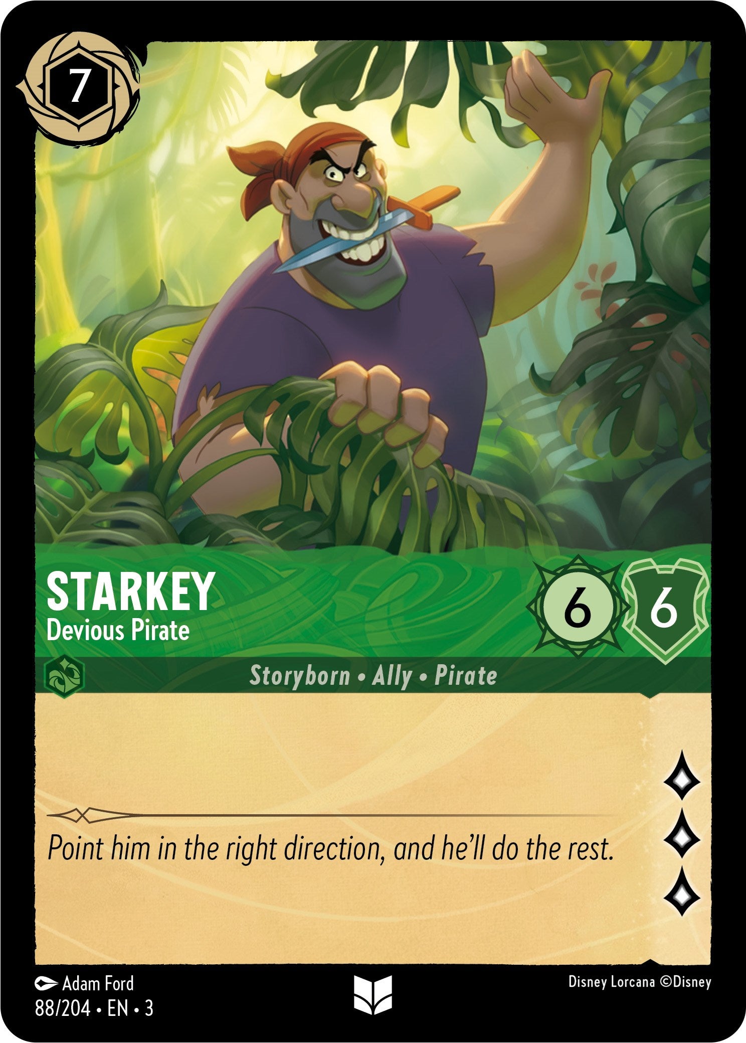 Starkey - Devious Pirate (88/204) [Into the Inklands] | Good Games Adelaide SA