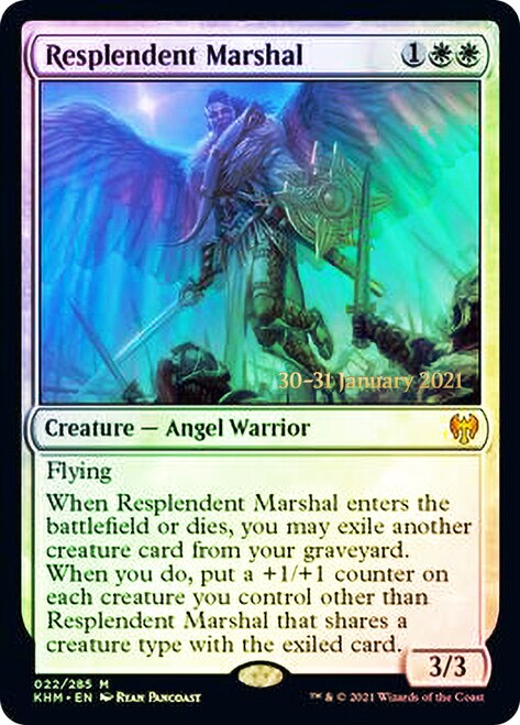 Resplendent Marshal  [Kaldheim Prerelease Promos] | Good Games Adelaide SA