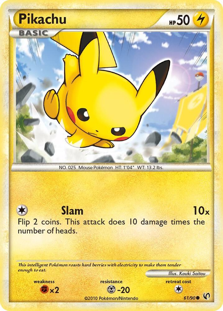 Pikachu 61/90 (Undaunted)  - Reverse Holofoil | Good Games Adelaide SA