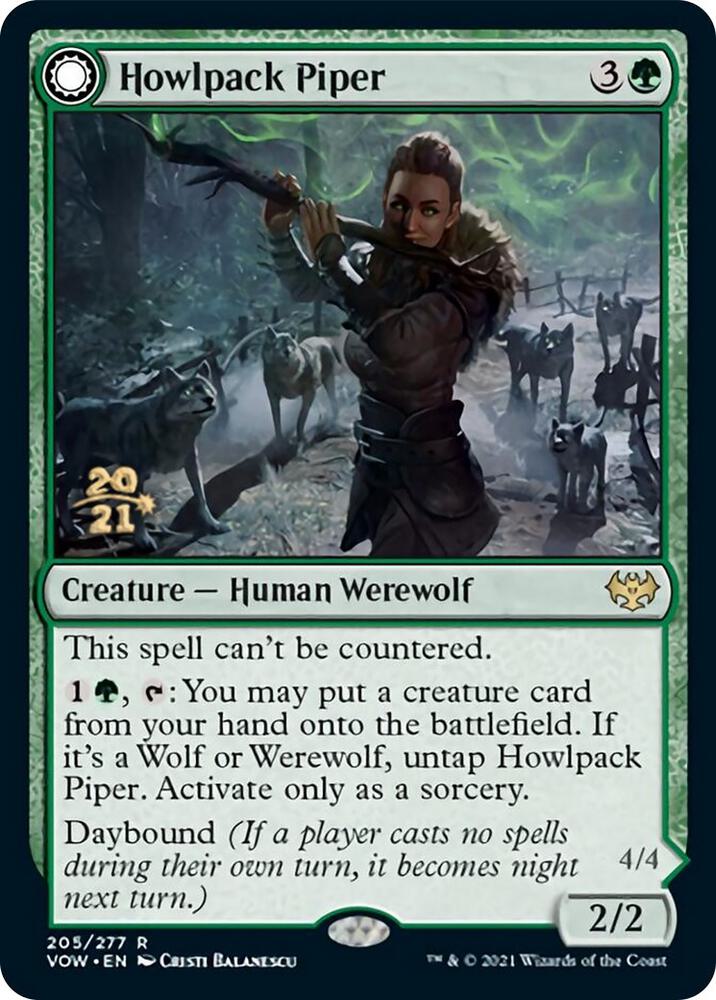 Howlpack Piper 205 (Prerelease Cards)  - Foil | Good Games Adelaide SA