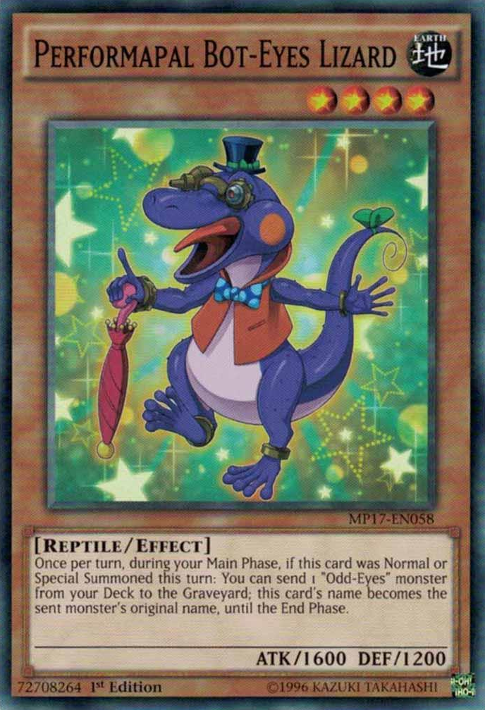 Performapal Bot-Eyes Lizard [MP17-EN058] Common | Good Games Adelaide SA