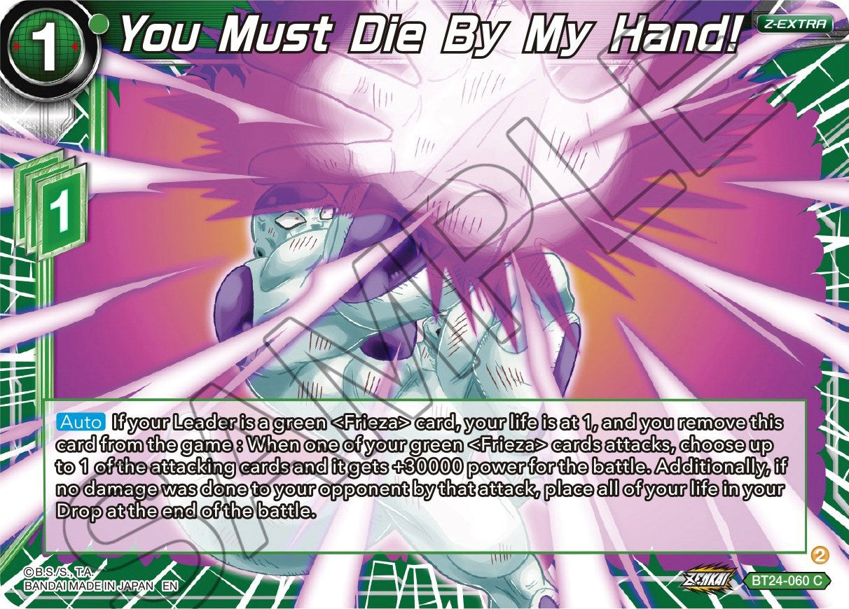 You Must Die By My Hand! (BT24-060) [Beyond Generations] | Good Games Adelaide SA