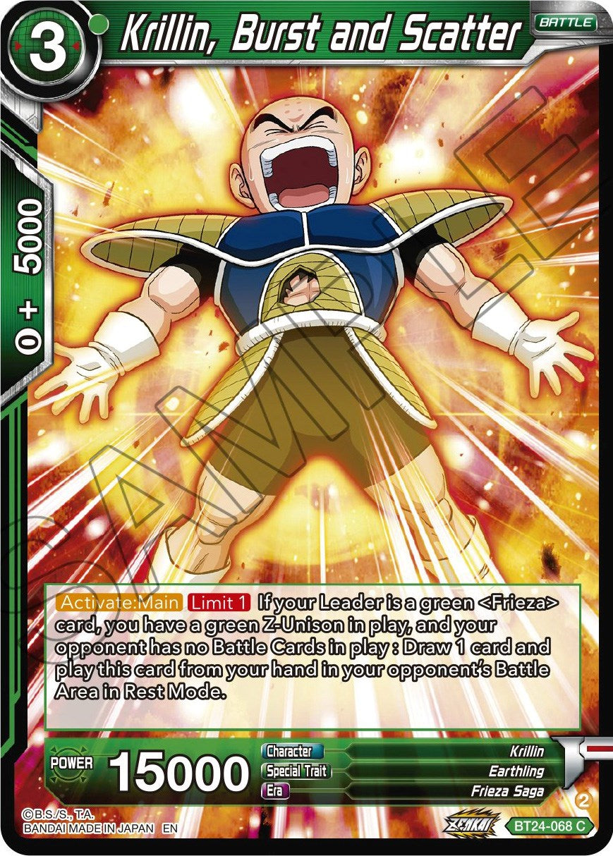 Krillin, Burst and Scatter (BT24-068) [Beyond Generations] | Good Games Adelaide SA