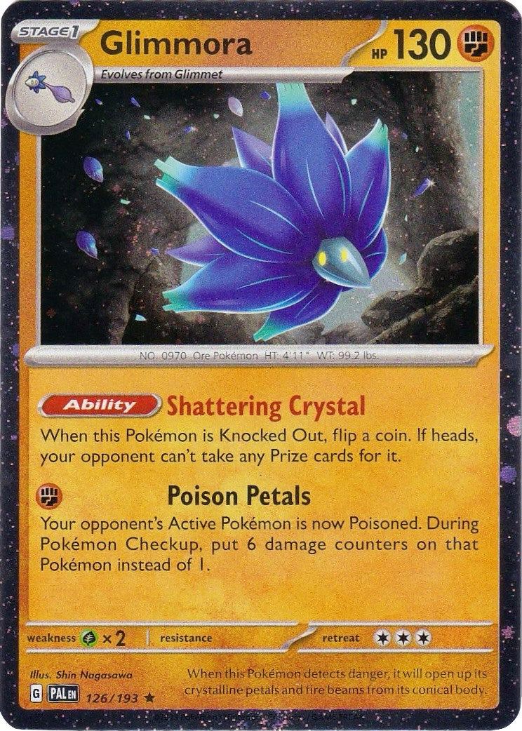 Glimmora (126/193) (Cosmos Holo) [Scarlet & Violet: Paldea Evolved] | Good Games Adelaide SA