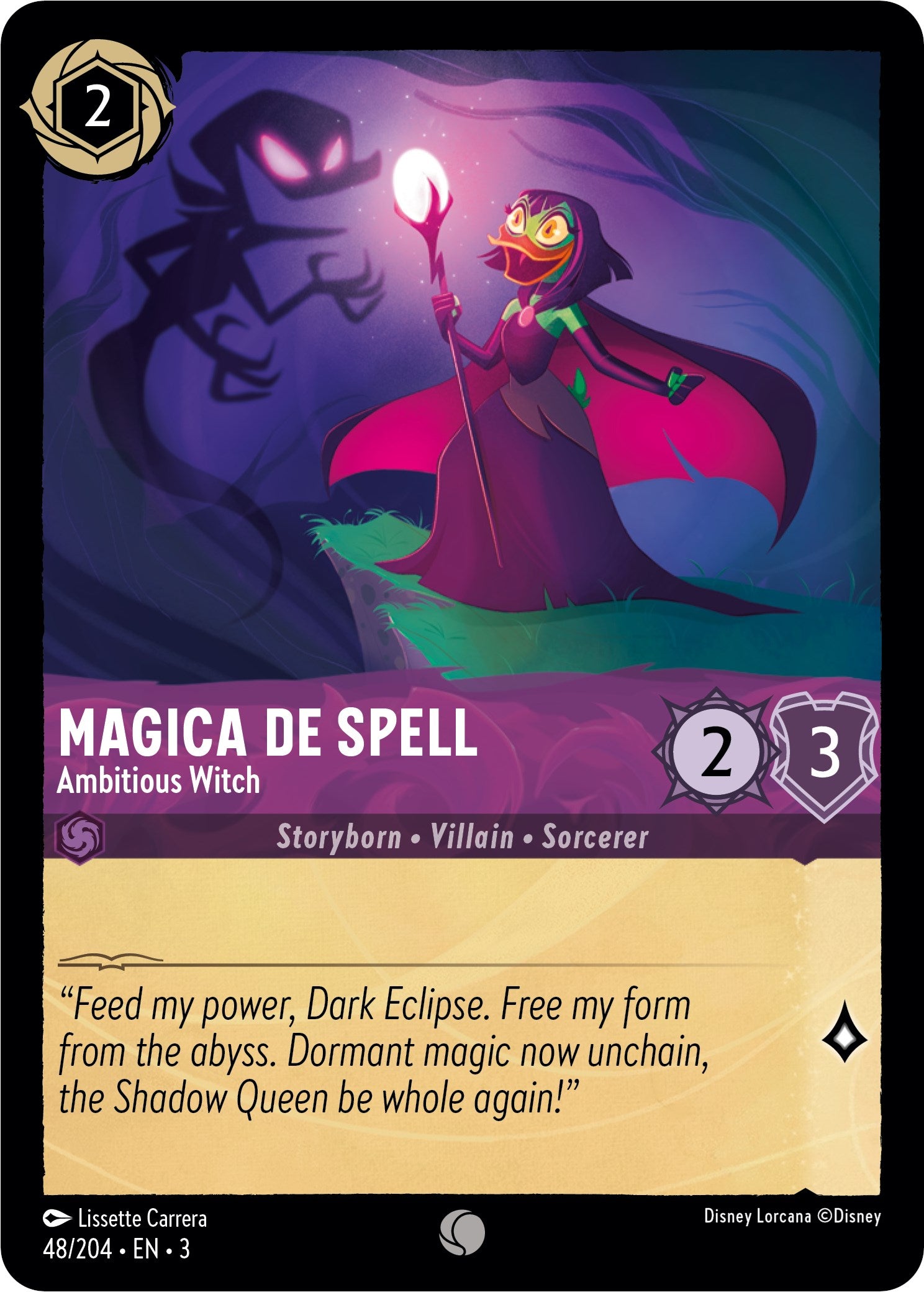 Magica De Spell - Ambitious Witch (48/204) [Into the Inklands] | Good Games Adelaide SA