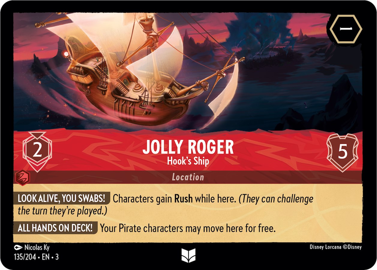 Jolly Roger - Hook's Ship (135/204) [Into the Inklands] | Good Games Adelaide SA