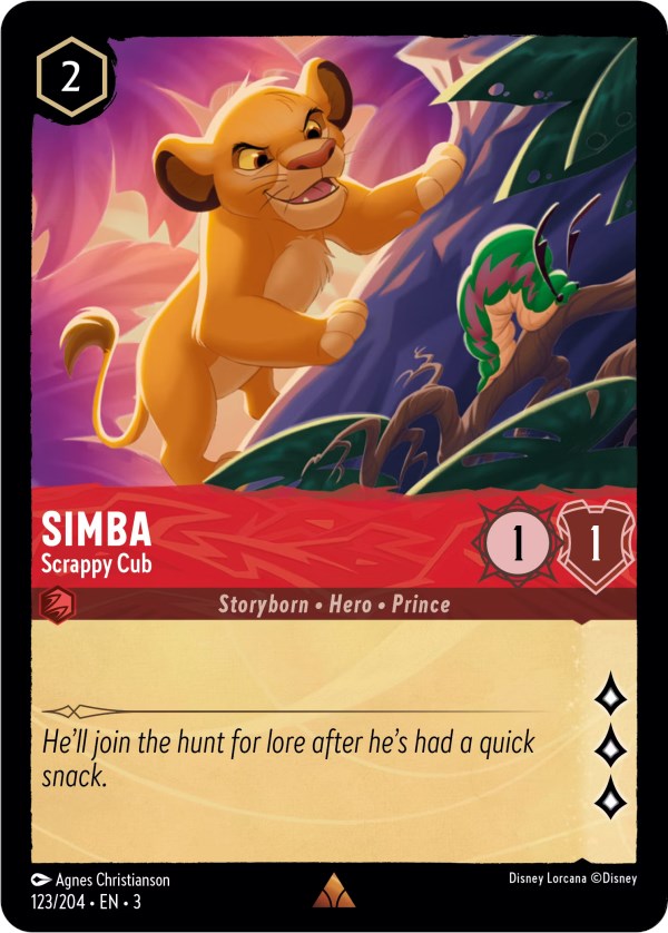 Simba - Scrappy Cub (123/204) [Into the Inklands] | Good Games Adelaide SA