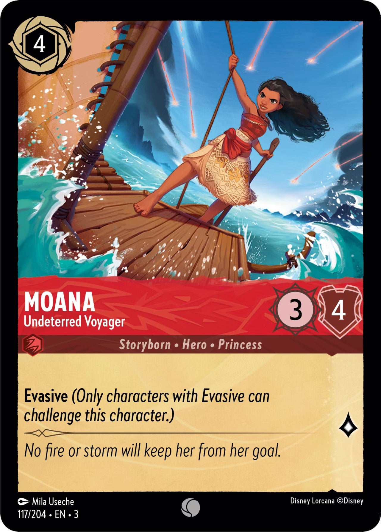 Moana - Undeterred Voyager (117/204) [Into the Inklands] | Good Games Adelaide SA