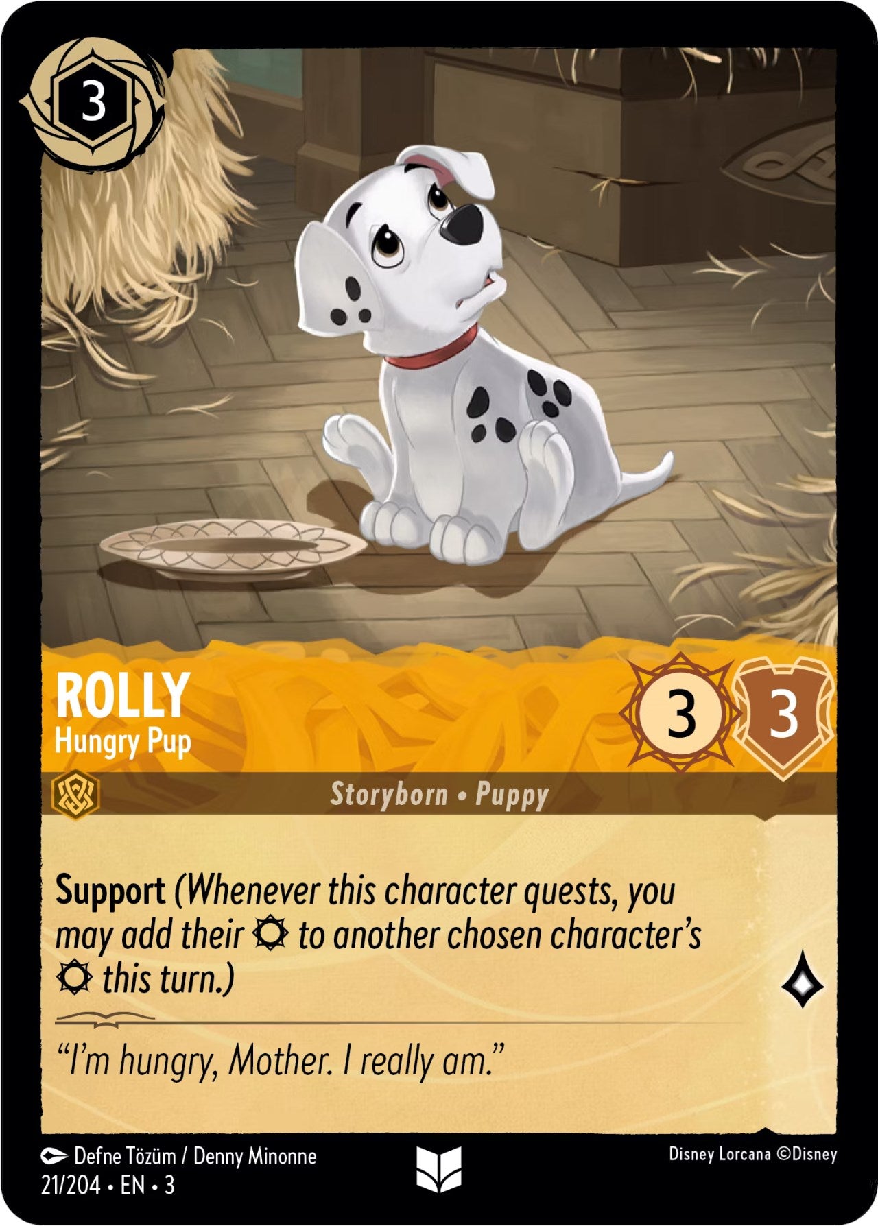 Rolly - Hungry Pup (21/204) [Into the Inklands] | Good Games Adelaide SA