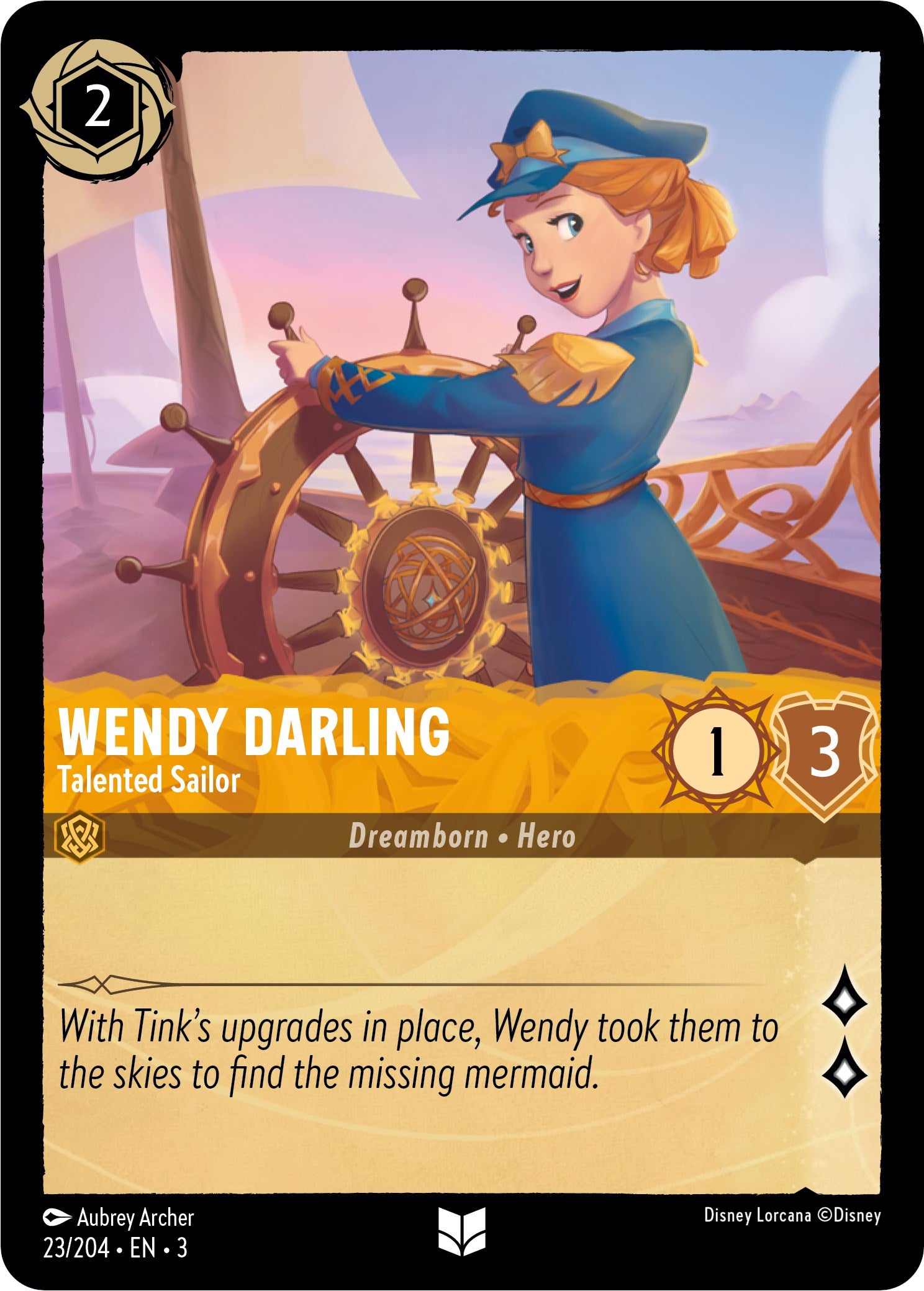 Wendy Darling - Talented Sailor (23/204) [Into the Inklands] | Good Games Adelaide SA