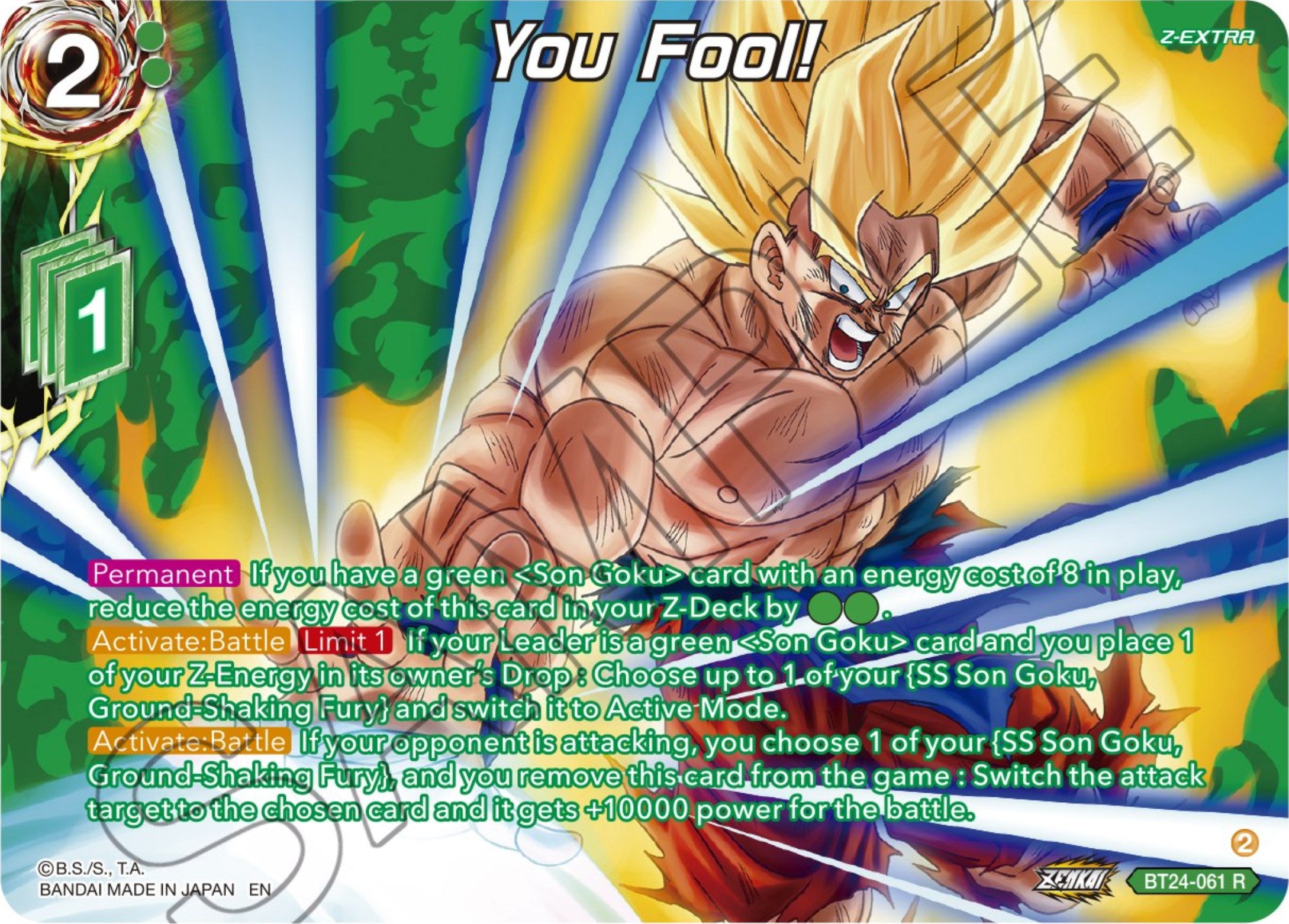 You Fool! (Collector Booster) (BT24-061) [Beyond Generations] | Good Games Adelaide SA