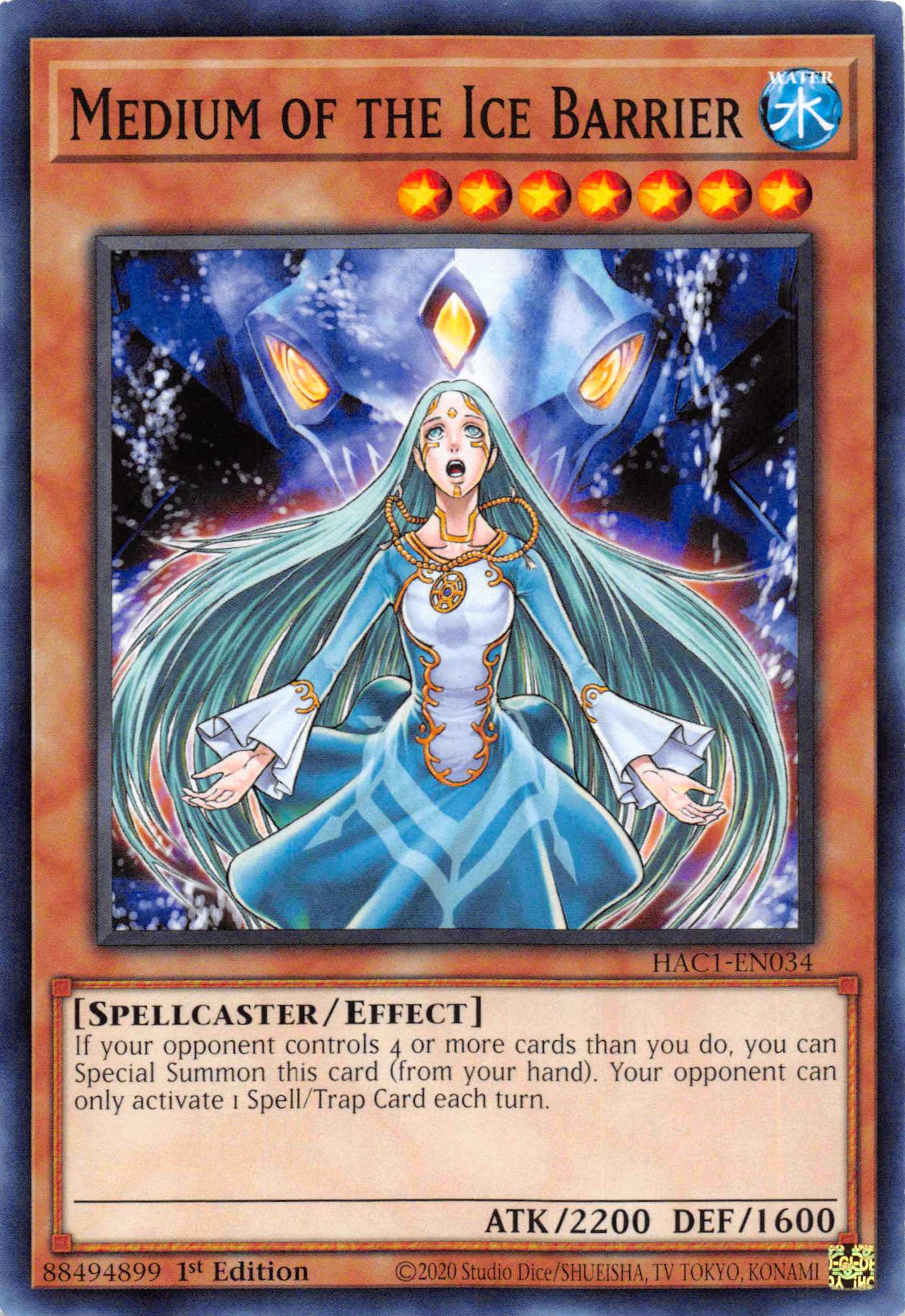 Medium of the Ice Barrier (Duel Terminal) [HAC1-EN034] Parallel Rare | Good Games Adelaide SA