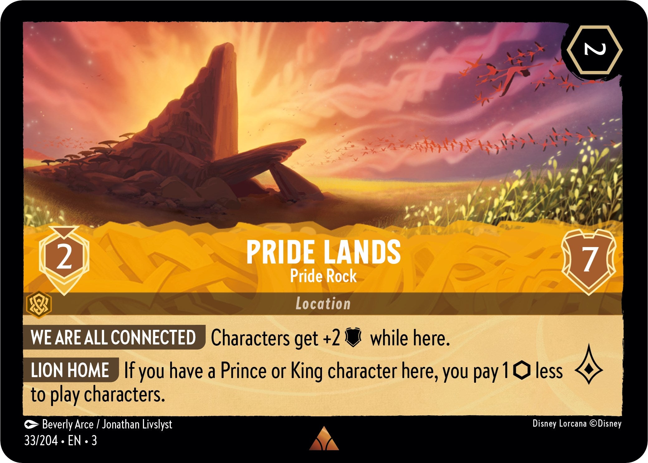 Pride Lands - Pride Rock (33/204) [Into the Inklands] | Good Games Adelaide SA