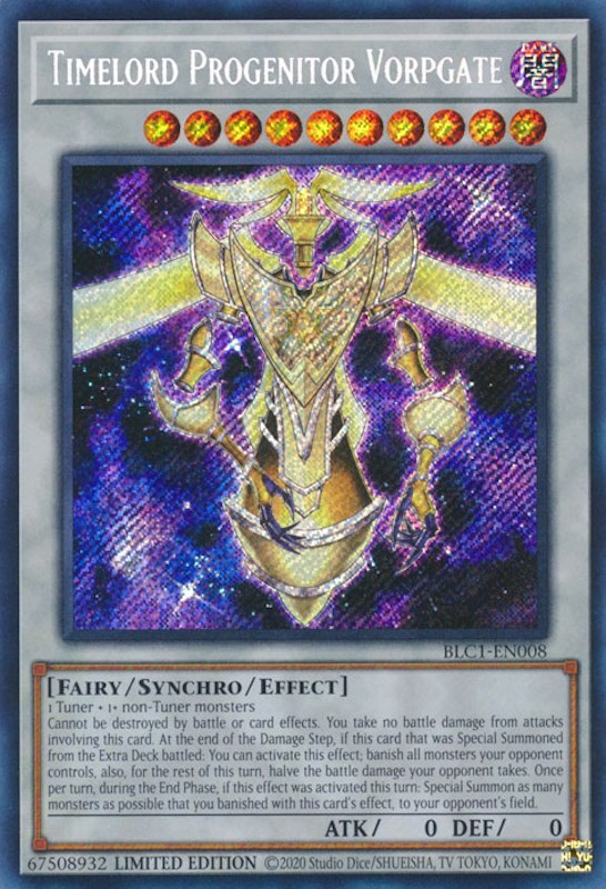 Timelord Progenitor Vorpgate [BLC1-EN008] Secret Rare | Good Games Adelaide SA