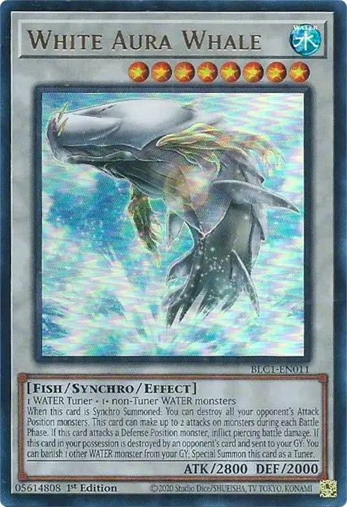 White Aura Whale [BLC1-EN011] Ultra Rare | Good Games Adelaide SA
