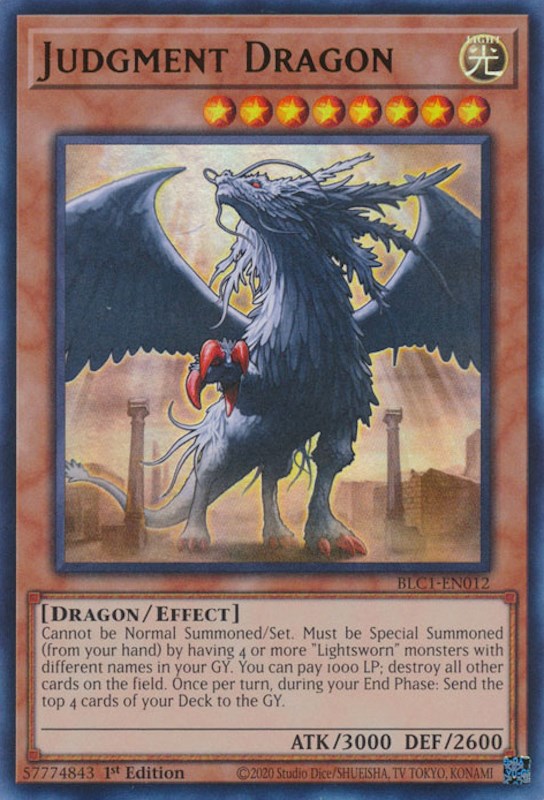 Judgment Dragon [BLC1-EN012] Ultra Rare | Good Games Adelaide SA