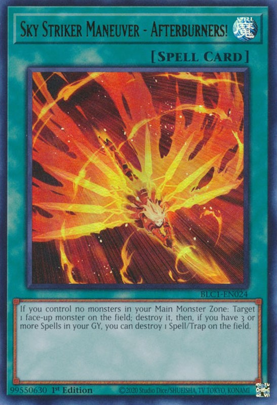 Sky Striker Maneuver - Afterburners! [BLC1-EN024] Ultra Rare | Good Games Adelaide SA