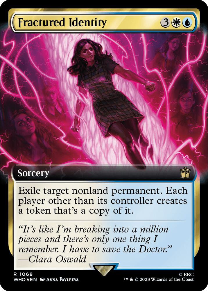 Fractured Identity 1068 (Universes Beyond: Doctor Who)  - Foil | Good Games Adelaide SA
