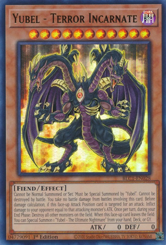 Yubel - Terror Incarnate [BLC1-EN028] Ultra Rare | Good Games Adelaide SA