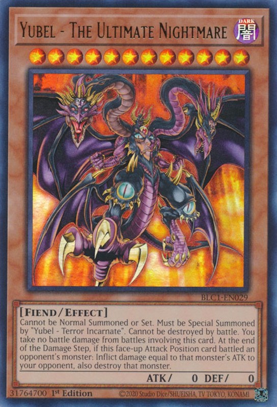 Yubel - The Ultimate Nightmare [BLC1-EN029] Ultra Rare | Good Games Adelaide SA
