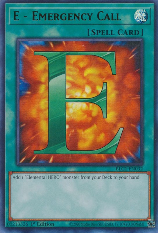 E - Emergency Call [BLC1-EN032] Ultra Rare | Good Games Adelaide SA