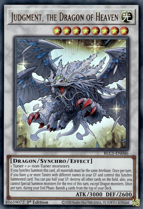 Judgment, the Dragon of Heaven [BLC1-EN046] Ultra Rare | Good Games Adelaide SA
