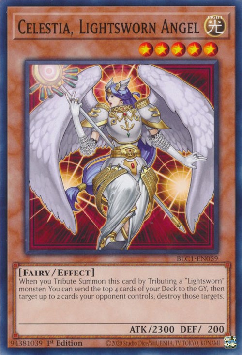 Celestia, Lightsworn Angel [BLC1-EN059] Common | Good Games Adelaide SA