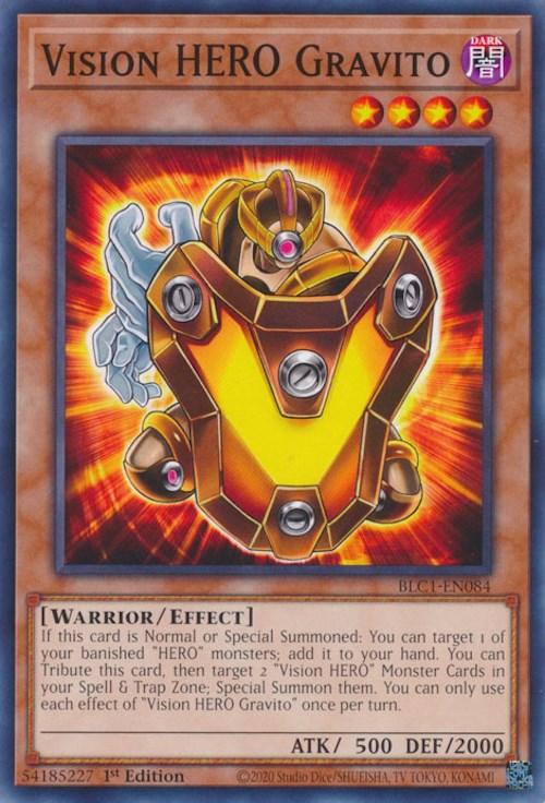 Vision HERO Gravito [BLC1-EN084] Common | Good Games Adelaide SA