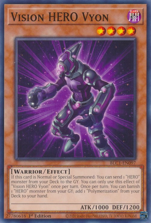 Vision HERO Vyon [BLC1-EN097] Common | Good Games Adelaide SA