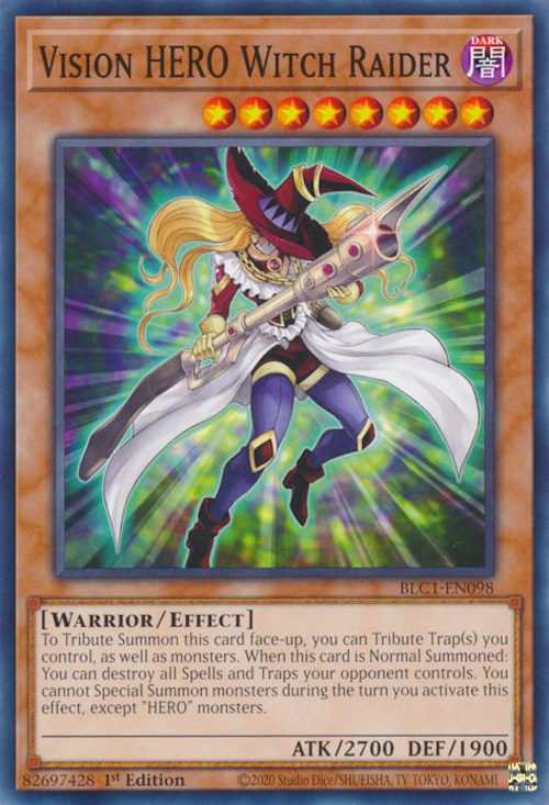Vision HERO Witch Raider [BLC1-EN098] Common | Good Games Adelaide SA